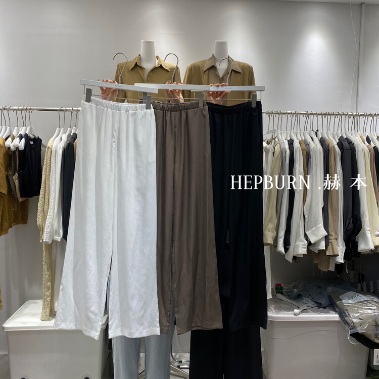 goods in stock! New year in early spring! [Hepburn Hepburn] net comfortable Korean casual pants 3392# L