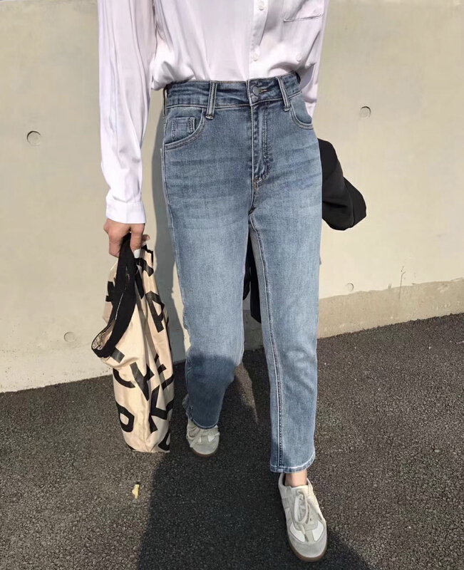 New in early summer! [M +] premium Vintage smoke tube jeans m3695# CLS