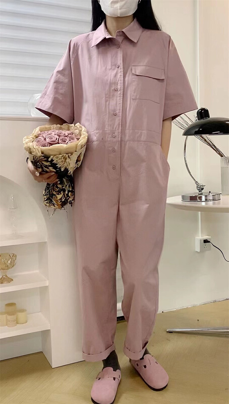 [vengo] Japanese minority simple one-piece pants 6928# XJ