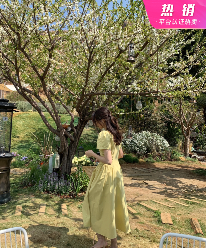 New in early summer! [vivis type] French pleated waist slim dress 3169 \hjy