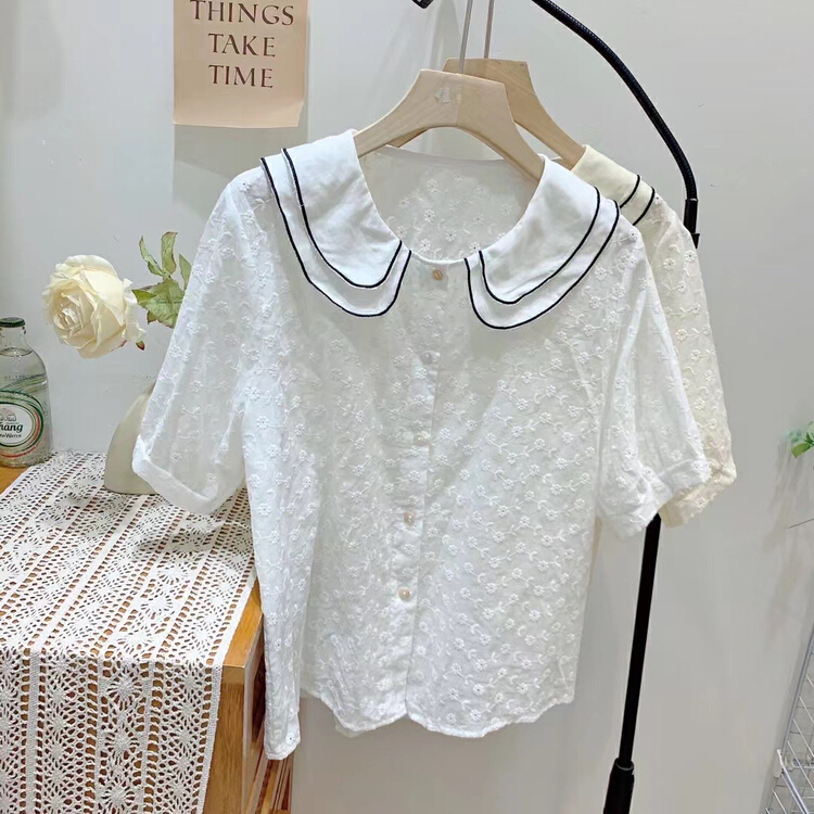 New in early summer! [UMI] single breasted sweet simple shirt ys1-2005# PCZ