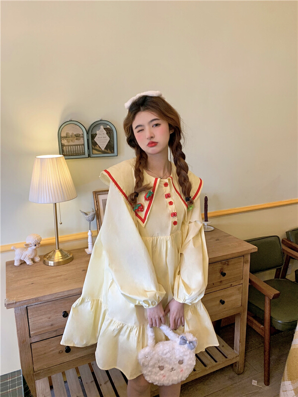 New year in early spring! [timely rain] Hanfeng heavy industry three-dimensional floret dress 67215# WPL