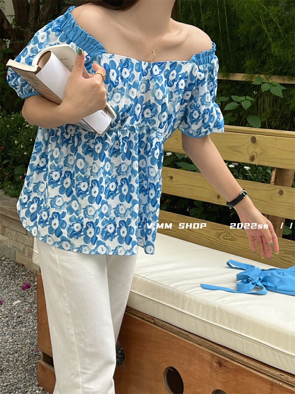 [V: mm] Korean style Japanese style fashionable and versatile blouses (only selling blouses) 3177# CLS