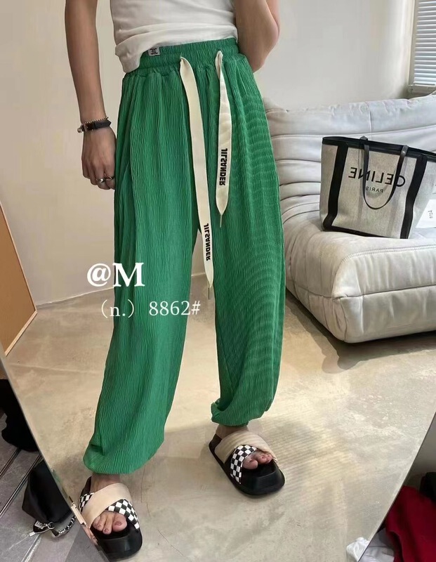 [Da m family] Korean multicolor drawstring leg closing casual pants 8862# WTT