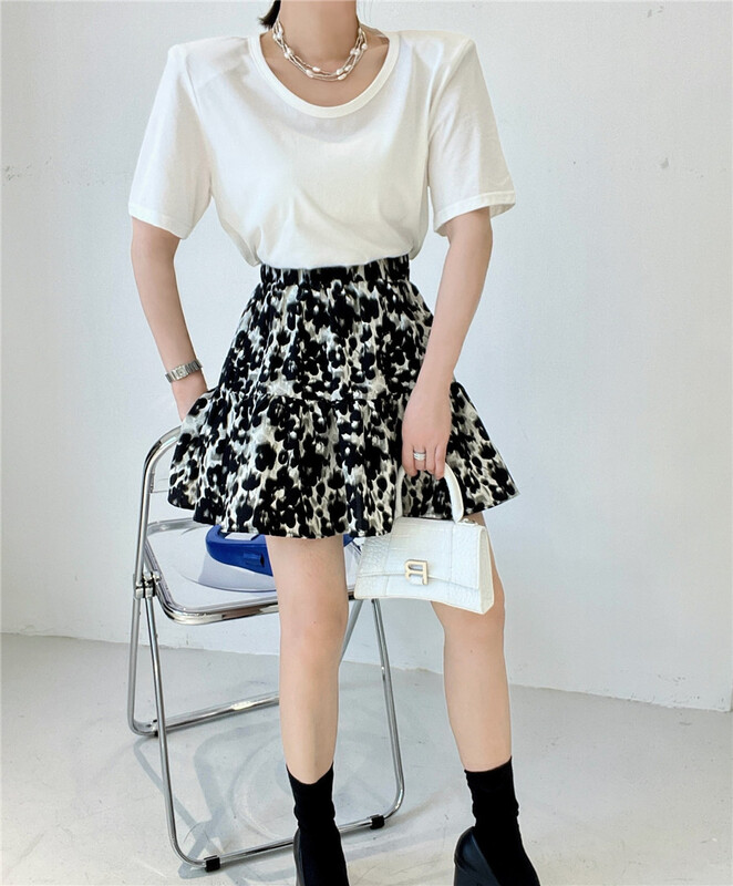 [m2w. D] youth short floral skirt (skirt only) 11783# ozq