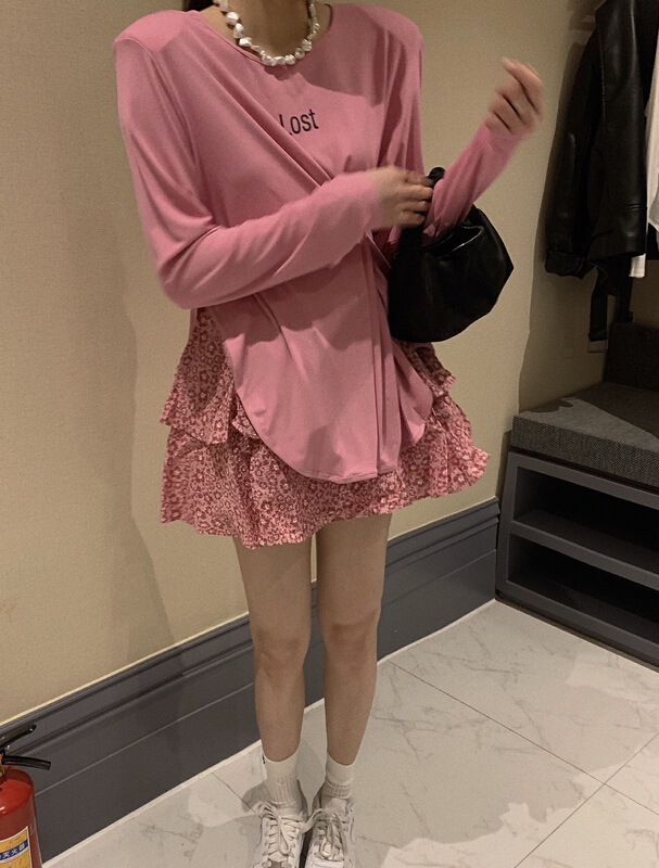 New in early summer! [VT] high waist A-line pleated Ruffle Skirt (only selling skirt) 8735# ozq