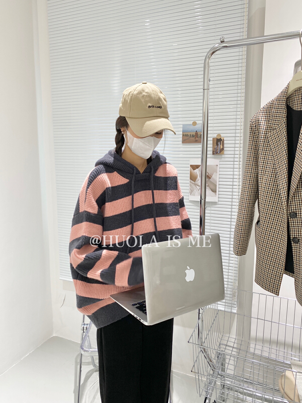 New year in early spring! [hot Huola is me] Korean personalized trend versatile warm sweater 8480# cqw