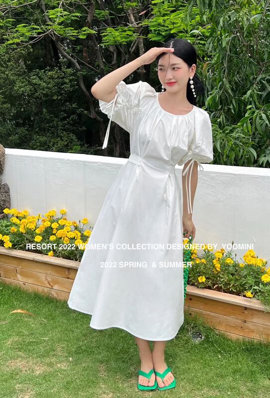 [yoomini] bubble sleeve lady dress x12861# WPL