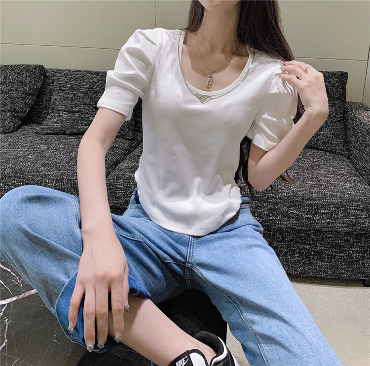New in early summer! [shuilifang] Vintage small shirt with characteristic design sense (decoration can not be removed) ys1-8112# LSL