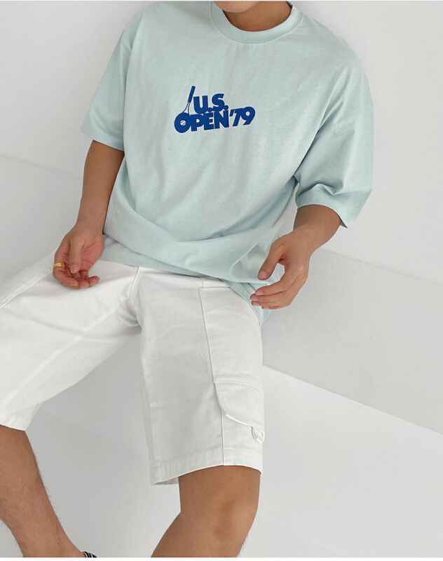 New year in early spring! [Shenzhi] round neck letter printed short sleeve T-shirt f2227# ZZL