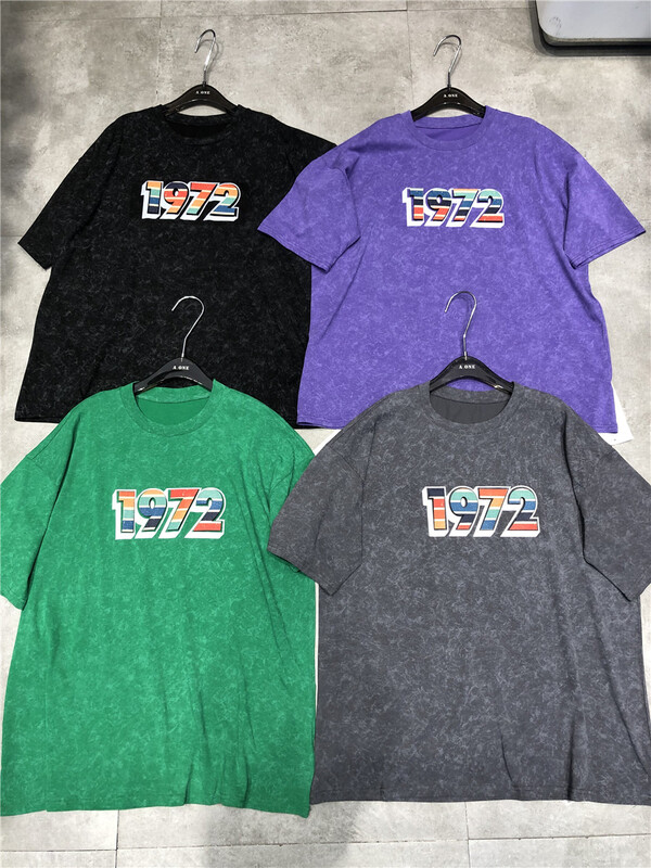 [didi] digital label loose short sleeve T-shirt 5159# ozq
