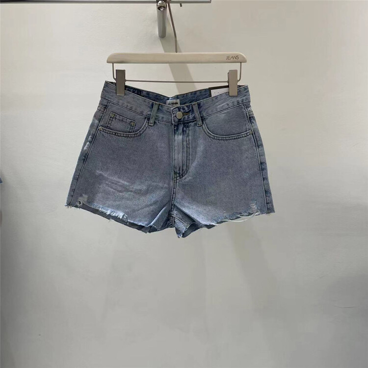 [u.u] high waist versatile slim fashion denim shorts 5921# CSX