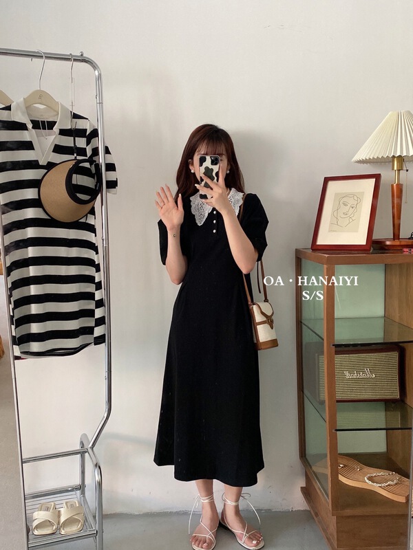 [OA] little woman doll collar color matching dress 1190# XYY