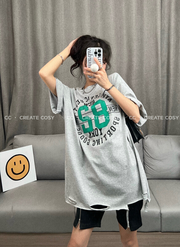 [CC] loose fit Casual Short Sleeve T-shirt 8501# XYY