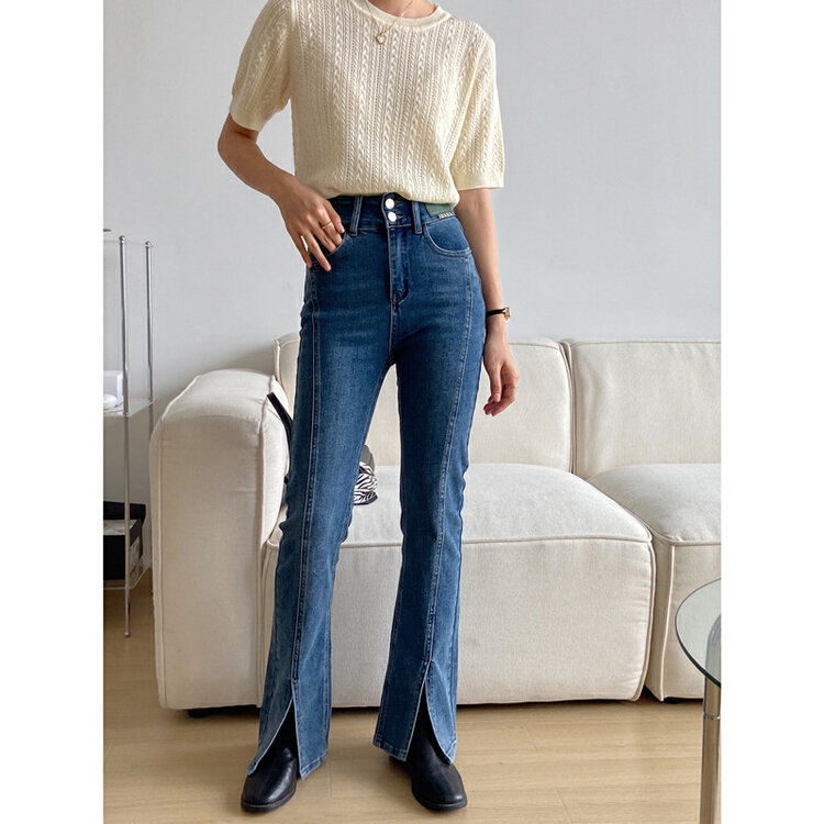 New year in early spring! [C for her] Korean design versatile jeans 3979# hjy