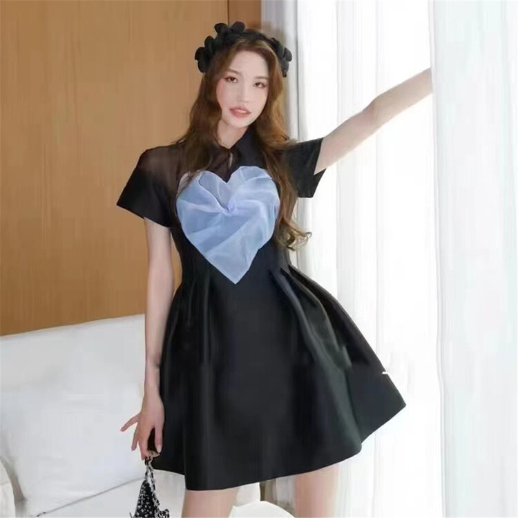 [yipinhan] Korean small fresh love dress 8956# PCZ