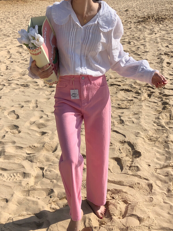 New year in early spring! [meet me] slim classic comfortable jeans 61160# L