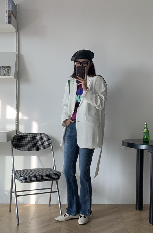 New year in early spring! [Yiwan y.von] Korean loose and comfortable jeans 1873# XJ