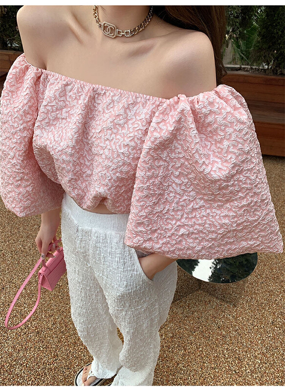 goods in stock! New in early summer! [RM. HH] sweet and gentle lady blouse 8064# PCZ