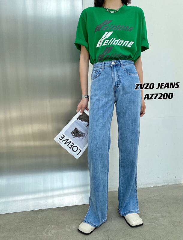 goods in stock! New in early summer! [zvzo] wide leg split skinny jeans az7200# CLS