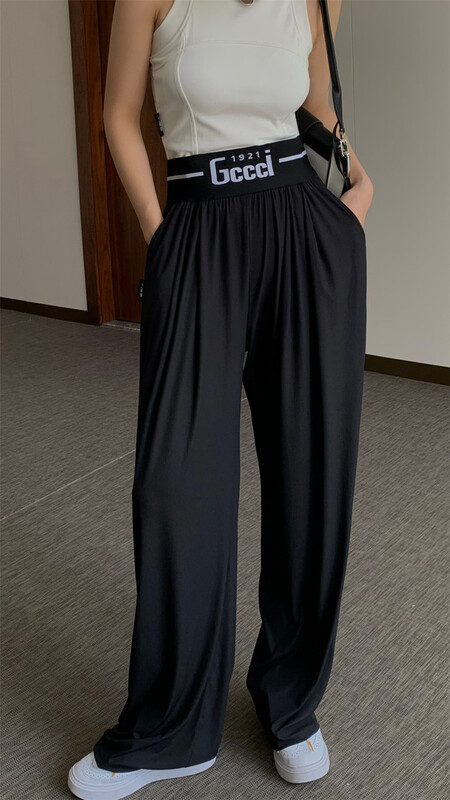 [INSS] letter fashion retro casual pants 60222# LSL