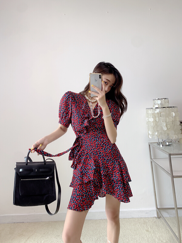 [Vanessa] irregular western dress 6204\ozq