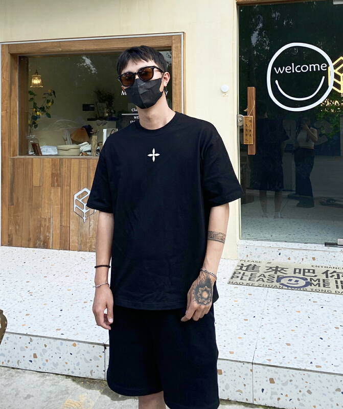 [TPY] crew neck loose and versatile short sleeve T-shirt 9167# ZZL