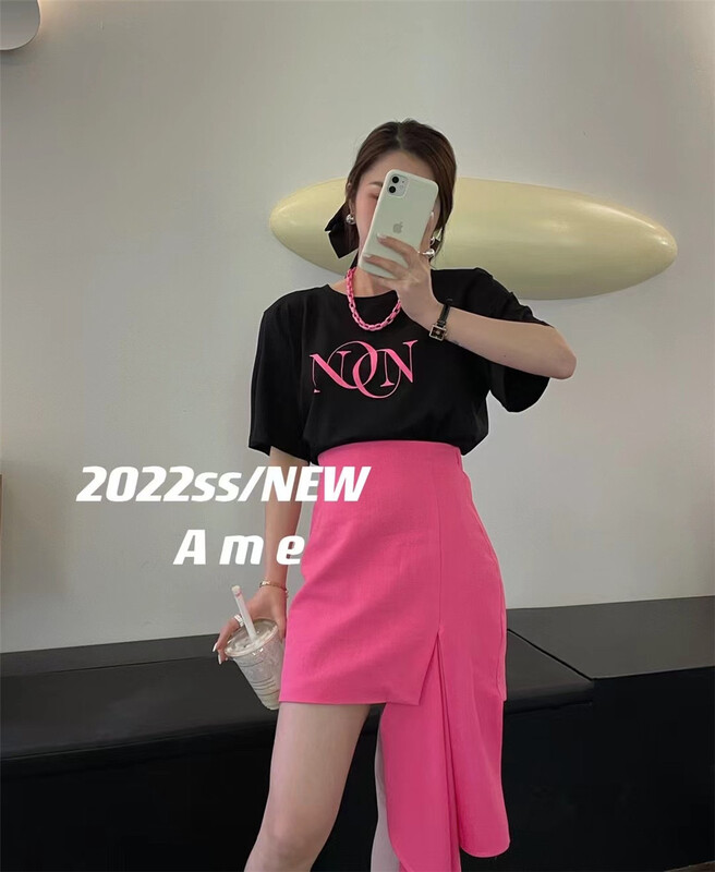 goods in stock! [ame] irregular slim skirt 73827# XYJ