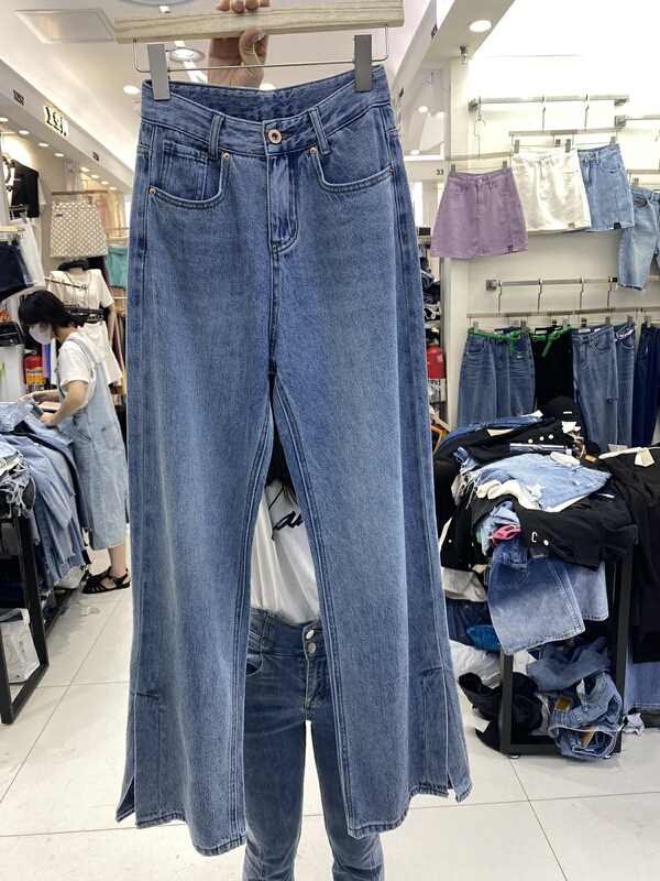[okd] Korean versatile loose casual jeans 8052# zxl
