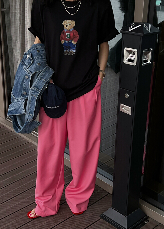 goods in stock! New in early summer! [all in] Korean solid color versatile trousers 4167# ozq