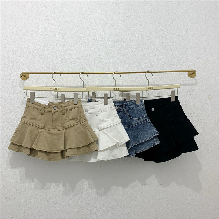 [u.she] sexy hot girl denim skirt 5303# cqw