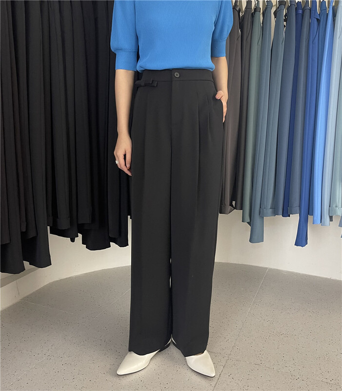 [Ru mu] bow fashion straight casual pants 2239# XYJ