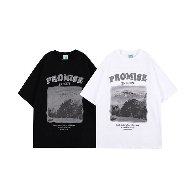 [BNL] personalized pattern dot printed short sleeve T-shirt 1203# ZZL