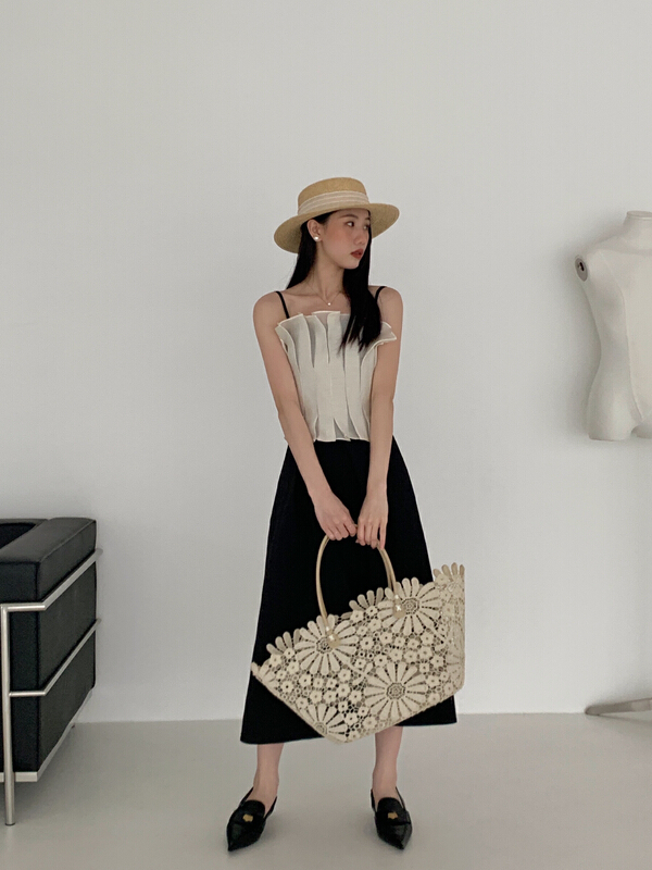 [new open] fashion suspender dress gb22637# zxl