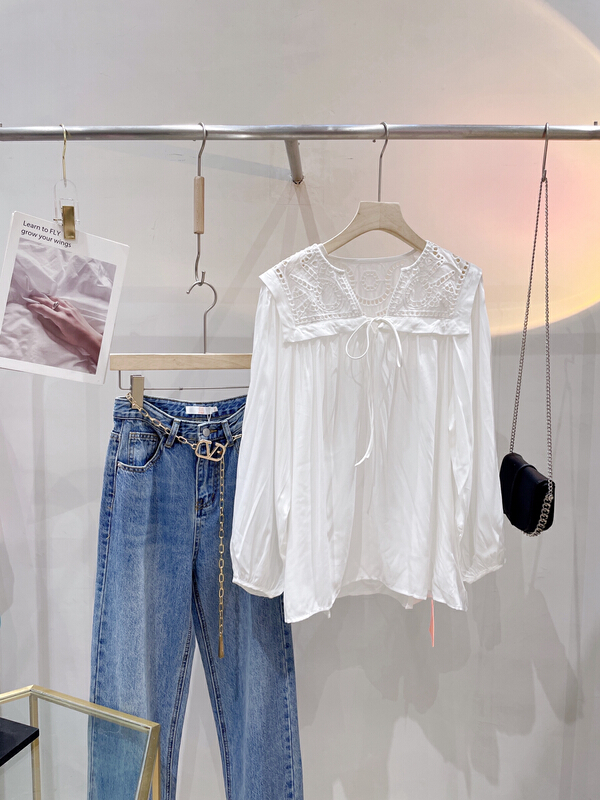 New year in early spring! [sun] Korean version sweet and versatile blouse (excluding matching) 1822k# jhy
