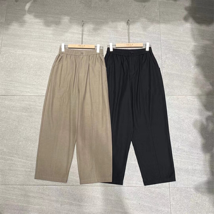 [self] Korean pure color straight casual pants 5258# zyh