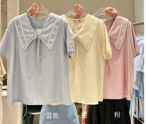 [echo] Korean Pullover lace up shirt 3832# lwy