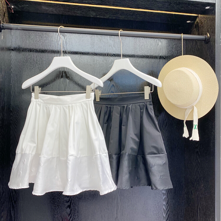 New in early summer! [Feimao Philippine cat] elastic waist solid color short skirt pants (excluding top) 8071# LSL