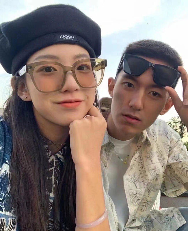 [fiber color scarf glasses] fashionable and versatile simple Sunglasses (with box) b325# LSL