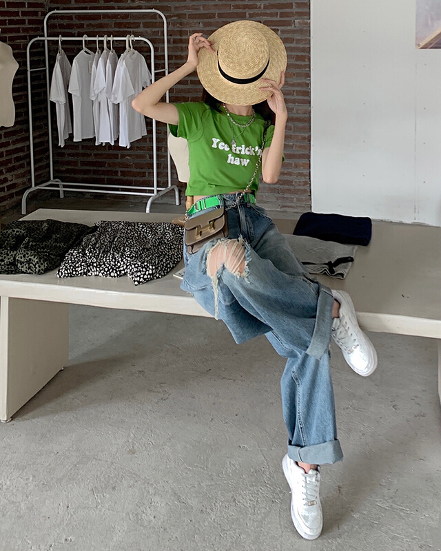 Korean style jeans