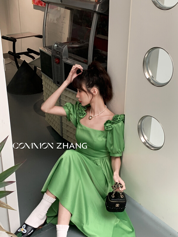 [CZ Zhang] Korean slim dress 62413# XYJ