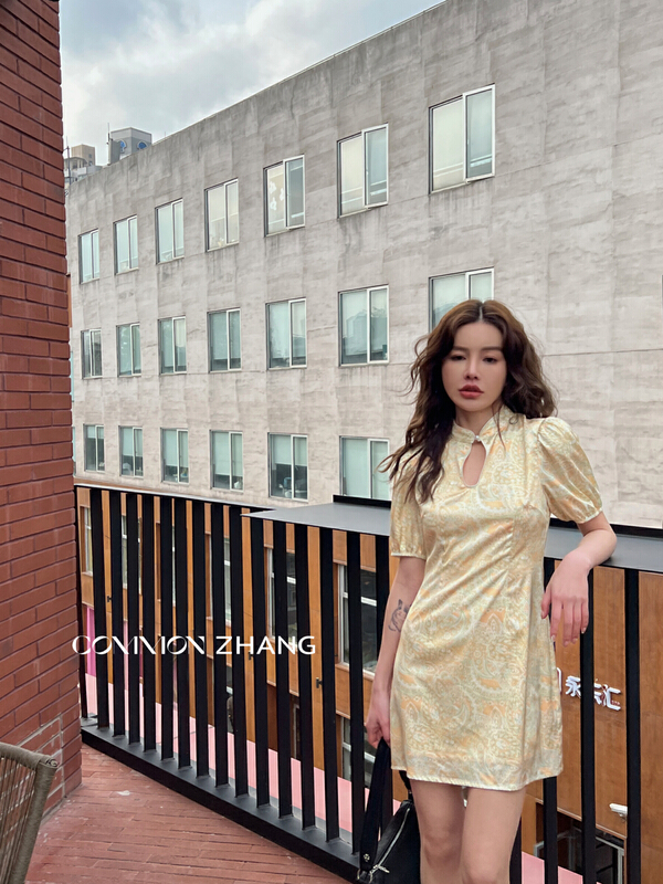 Original price 88.99! [CZ Zhang] national style fashion retro pattern dress 62203# XYJ