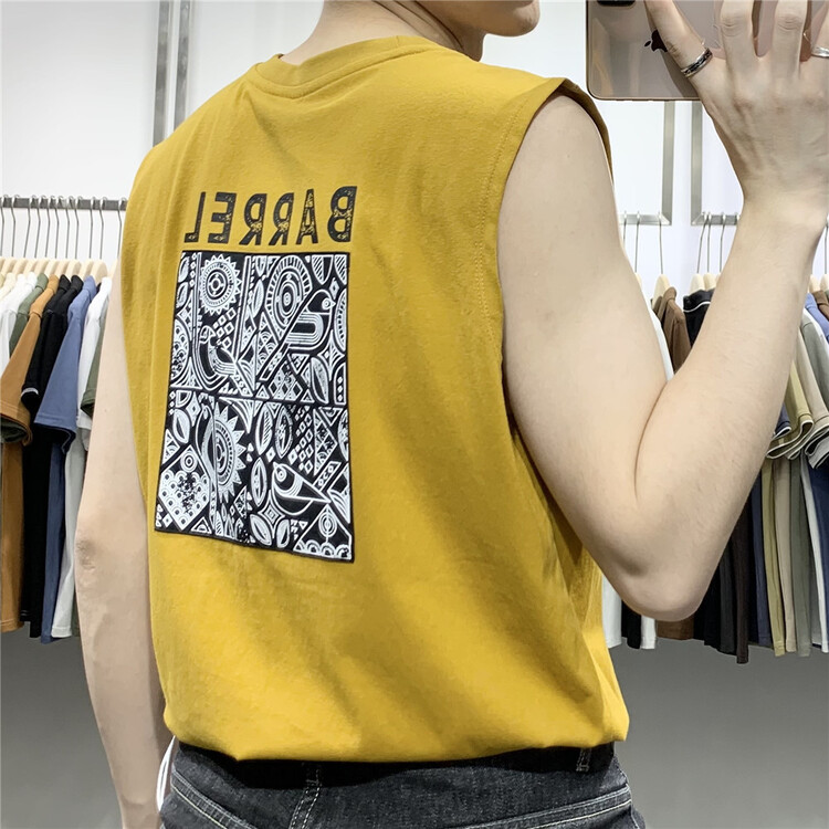 [Yeshe] Korean printed vest b7723# ZZL