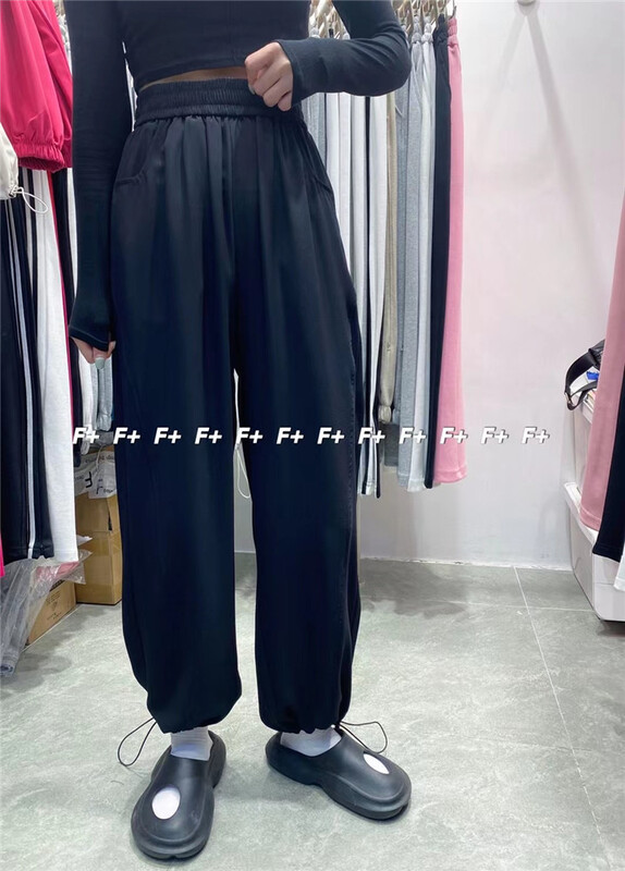 【F】 Simple and versatile elastic waist casual pants 1331# HBx