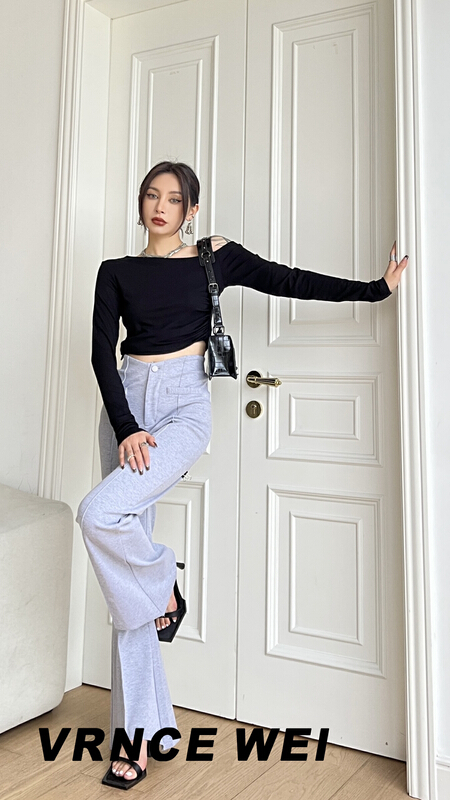 goods in stock! New year in early spring! [Vince] high waist loose wide leg casual pants 5082# XYJ