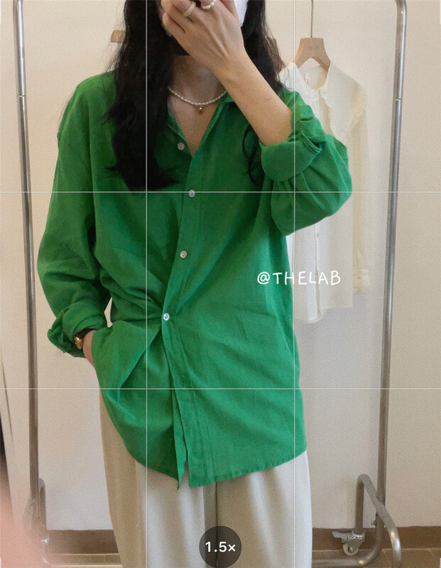 [the lab] Korean loose sunscreen shirt 2149# zxx