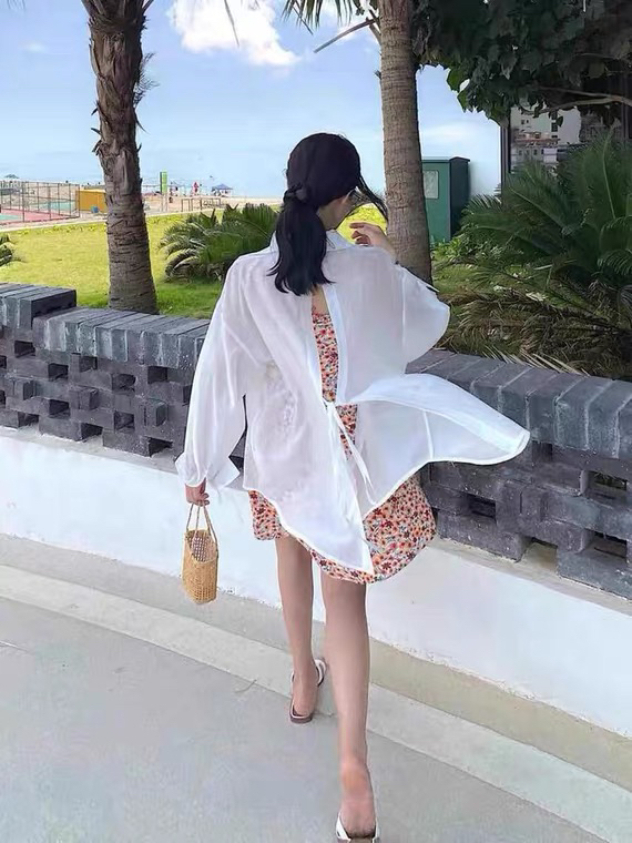 New in early summer! [Hello] bandage personalized versatile shirt ys-6280# lwy