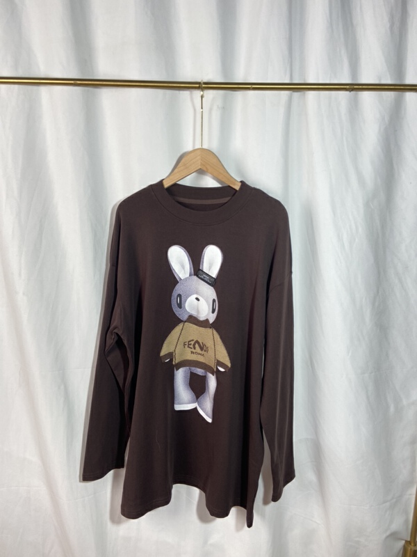 New in early summer! [yspy store] cartoon printed loose fashion long sleeved T-shirt 857# Cl