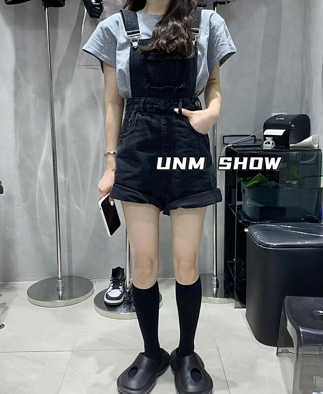 [unm-show] Korean versatile fashion denim suspenders 1269# WTT