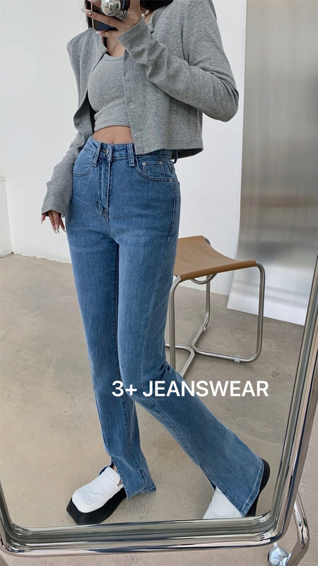 [3 +] Korean wide leg fashion jeans 2017# ozq